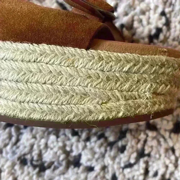 Lucky Brand Espadrille Platform Wedge Sandals, size 8 1/2 - Picture 5 of 7